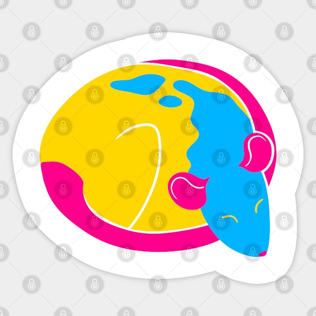 Pan Rat Sticker by DeguArts